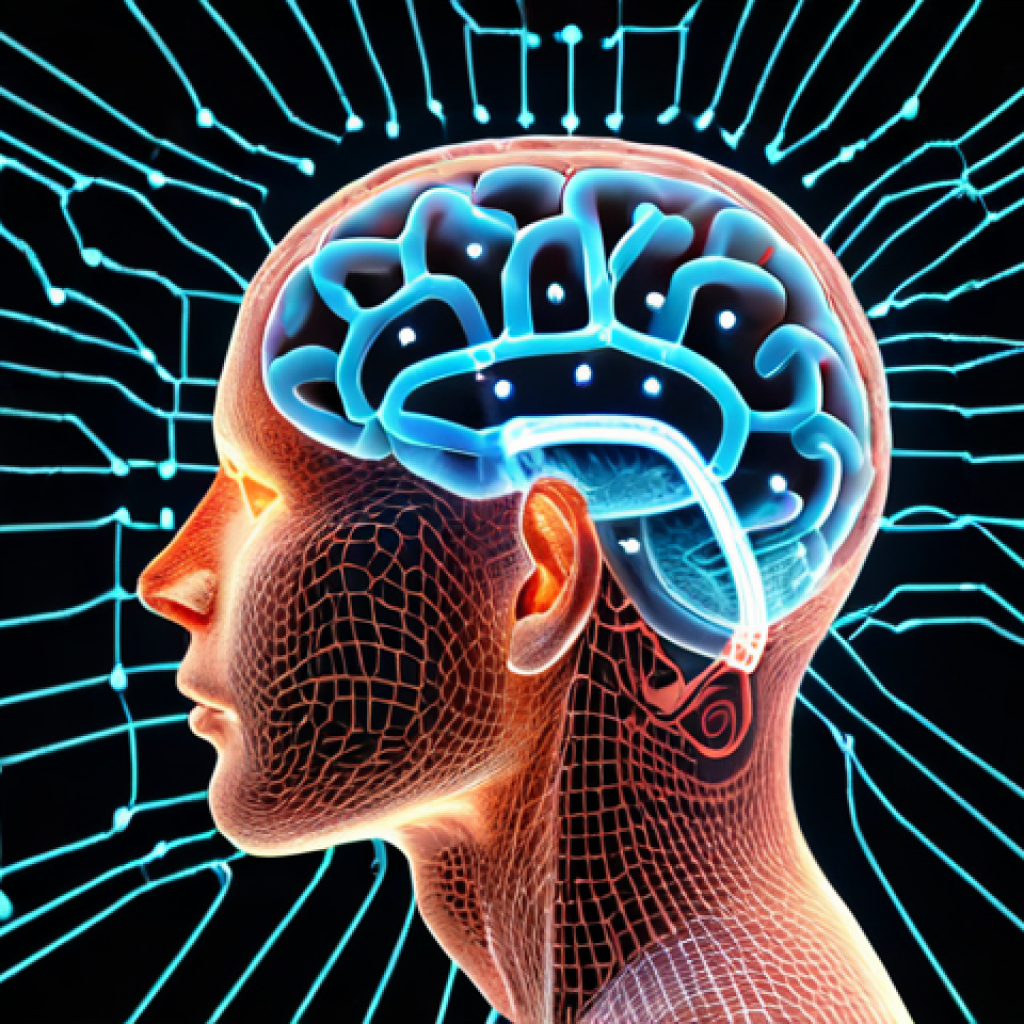 **Image Prompt 1: Brain Pattern Recognition**

    A stylized depiction of a human brain with glowing neural networks highlighting the process of identifying patterns. Incorporate elements that represent data streams and simplified icons for common pattern recognition tasks (like identifying faces or traffic signals). The overall aesthetic should be clean and modern, emphasizing the efficiency and power of the brain's pattern recognition capabilities.
