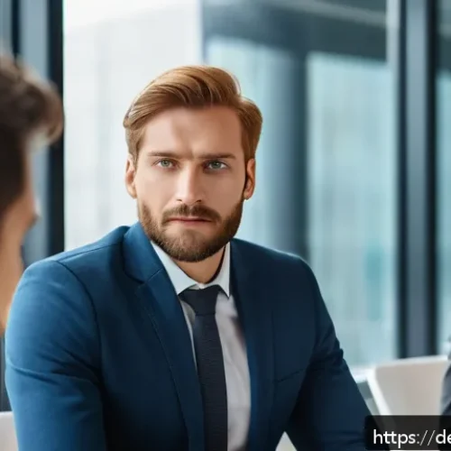 패턴 인식 능력과 감정 지능의 관계 - A professional German office setting with diverse colleagues engaged in a meeting, focused on subtle...
